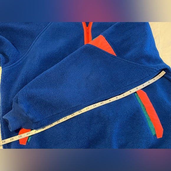 Eddie Bauer Vintage Blue Pullover Fleece Men’s Size Medium - Picture 8 of 10